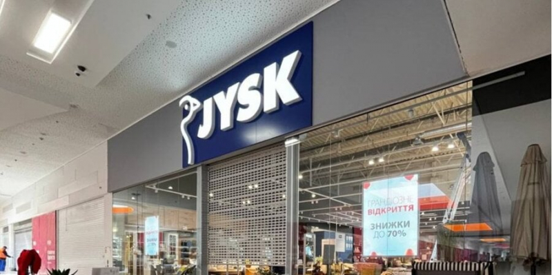 Магазин JYSK відновив роботу в одеському ТРЦ Рів'єра
